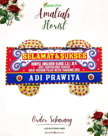 Papan Bunga Ucapan Selamat Buay Sandang Aji